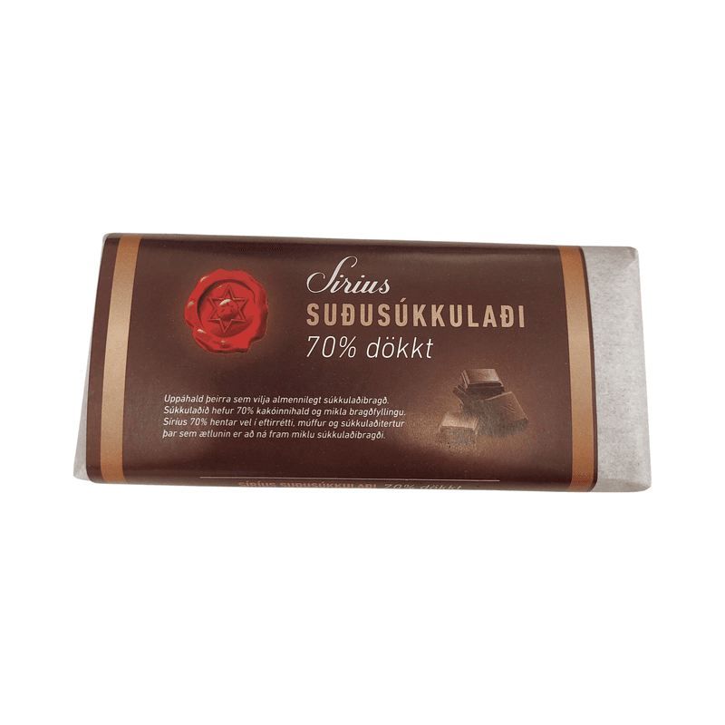 Nóa Siríus 70% Dark Baking Chocolate (200g)