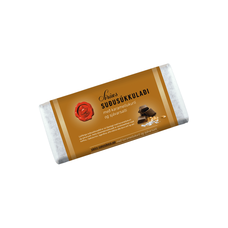 Nóa Siríus Baking Chocolate with Caramel & Salt (200g)