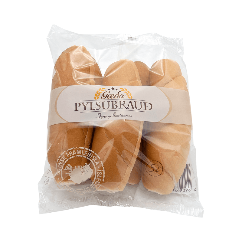 Gæðabakstur Hot Dog Buns 5-pack (200g)