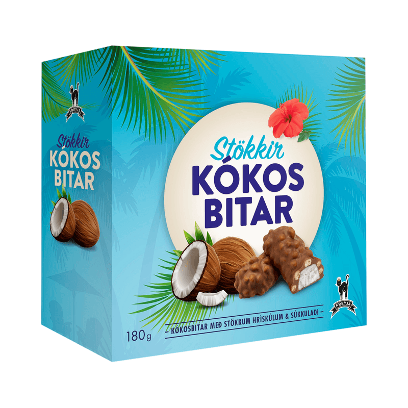Freyja Crispy Coconut Bites - Stökkir Kókósbitar (180g)