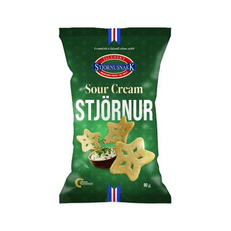 Stjörnu Sour Cream Stars Chips