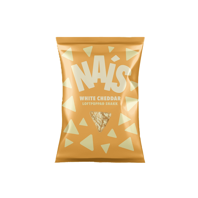 NÁIS White Cheddar Corn Snack (142g)