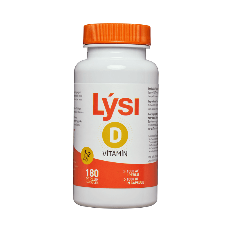 Lýsi Vitamin D3 (180 capsules)