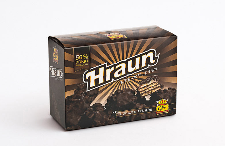 Dökkir Hraunbitar/Lava Bites - Dark Chocolate (200g)