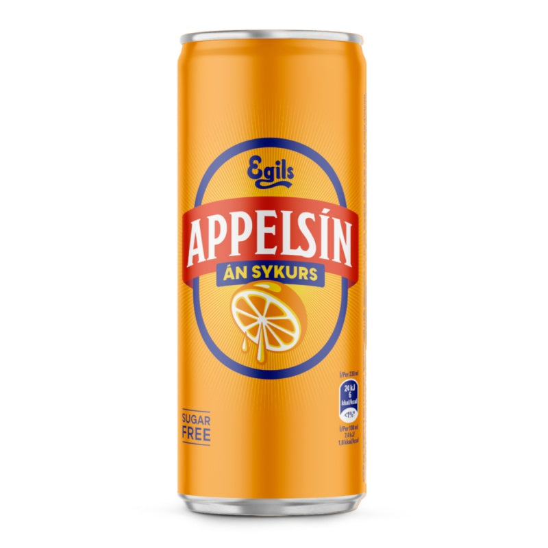 Egils Appelsín Sugar Free (330ml)