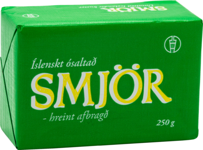 Smjör Ósaltað - Unsalted Butter (250g)