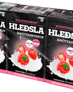 Hleðsla Protein Drink - Strawberry (330ml)