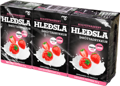 Hleðsla Protein Drink - Strawberry (330ml)